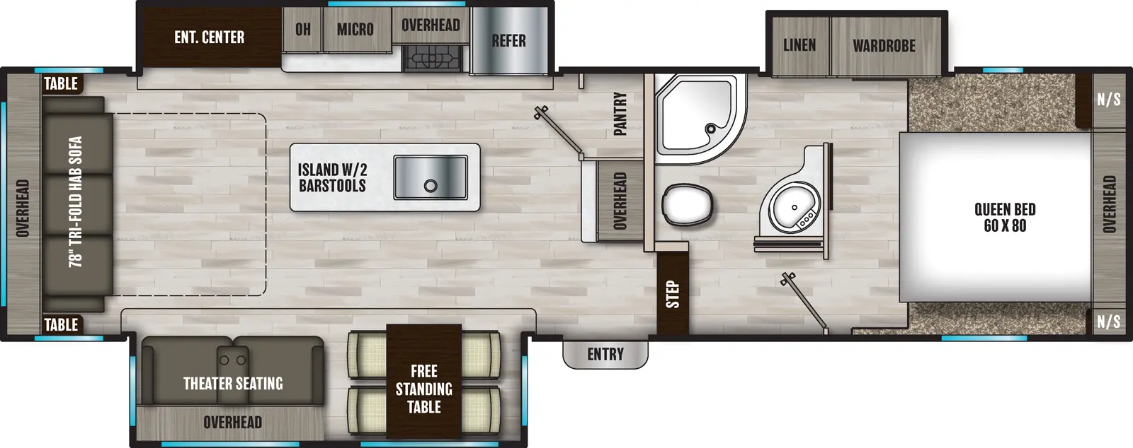 Phoenix 30RLS Floorplan